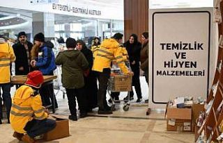 Depremzedeler için gıda ve hijyen malzemesi talebi