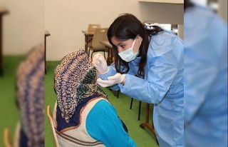 Depremzedelere sağlık hizmeti