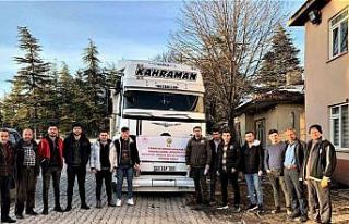 Depremzedelere yakacak yardımı