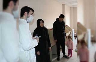 Depremzedelerin sağlık taraması yapıldı