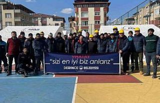 Derince Hatay’da tek yürek oldu