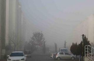 Diyarbakır güne yoğun sisle uyandı
