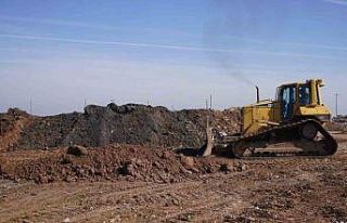 Diyarbakır’da depremde yıkılan binaların bulunduğu...