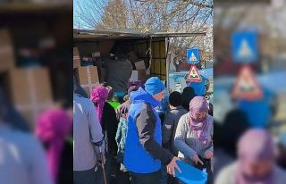 Doğanşehir Belediyesi depremzedelerin yanında