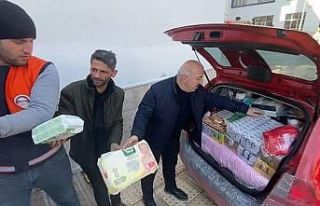 Doğum gününde kendisi için değil, depremzedeler...