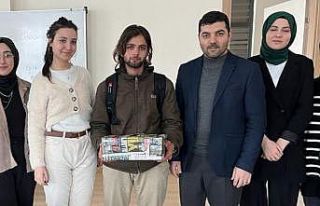 DPÜ TÖMER öğrencilerinden depremzedelere destek