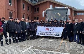 DPÜ’den deprem bölgesine gıda ve personel desteği