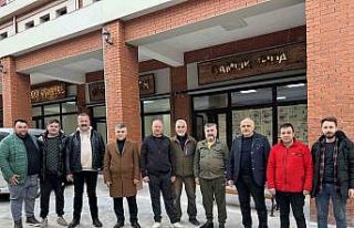 Dükkanları yanan Kızılcahamamlı esnaf işyerlerine...