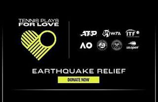 Dünya tenisi depremzedeler için birleşiyor