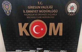 Durdurulan araçtan cephanelik çıktı