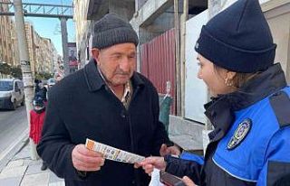 Elazığ polisinden deprem bilinçlendirme çalışması