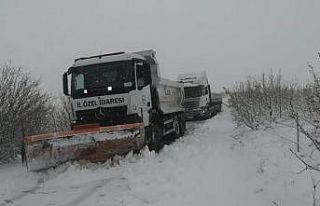 Elazığ’da  kapalı köy yolu kalmadı