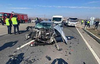 Elazığ’da trafik kazası: 1 ölü, 4 yaralı