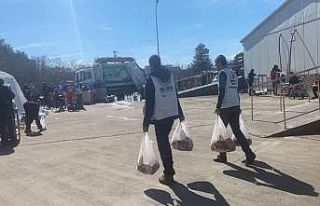 Elazığ’dan Malatya’daki depremzedelere yardım