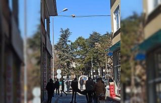 Elektrik tellerinde mahsur kalan kedinin imdadına...