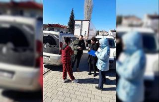 Ergene SYDV ekipleri, ilçeye yerleşen depremzedeler...