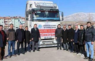 Erzincan TSO’nun 2. yardım tırı yola çıktı