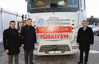 Erzincan TSO’nun 3’ncü yardım tırı yola çıktı