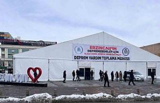 Erzincan’da yardımlar AFAD, ERMEK ve kaymakamlıklarda...