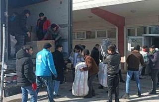 Erzurum’dan deprem bölgesine yardımlar çığ...