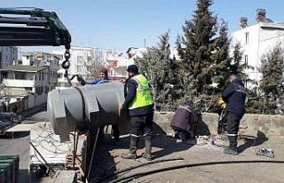 ESKİ, 70 personel ve 21 iş makinası ile deprem...