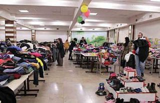 Eskişehirli hayırseverlerin yardım kampanyası...