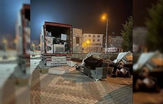 Ev eşyası taşıyan kamyondan 190 kilogram esrar...