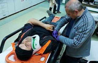 Fabrikadaki inşaattan düşen işçi ölümden döndü