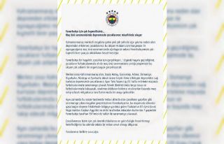 Fenerbahçe’den depremzede çocuklara moral desteği