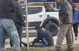 Gazipaşa’da otomobille motosiklet çarpıştı:...