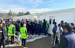 Geçici Konaklama Merkezi’nde İnceleme