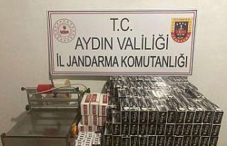 Germencik’te 50 bin adet makaron ele geçirildi