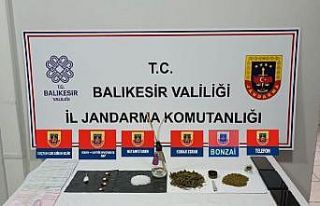 Gönen’de uyuşturucu operasyonunda 4 kişi yakalandı