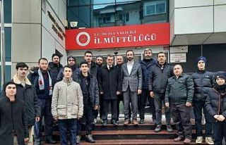 Gönüllü olarak Adıyaman’a gittiler