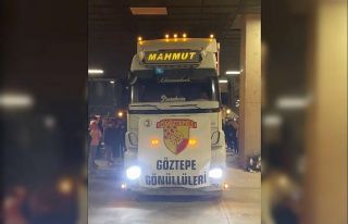 Göztepe’den 6 tır yardım