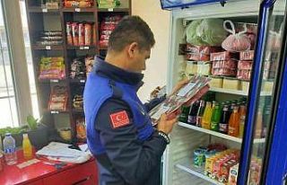 Gürsu zabıtası okul kantinlerinde