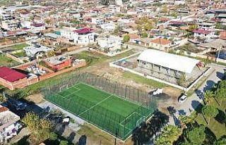 Hacıaliobası, halı sahaya kavuştu