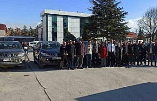 Hasar tespit çalışmasına katılacak ekip afet...