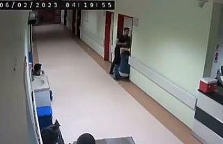 Hastane çalışanlarının deprem anındaki paniği...