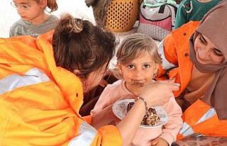 Hatay’da depremzede 3 yaşındaki çocuğa doğum...