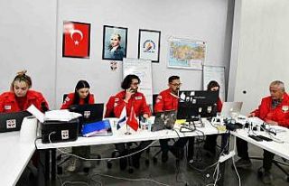 Hatay’daki AKUT Antalya biriminin koordinasyonu...