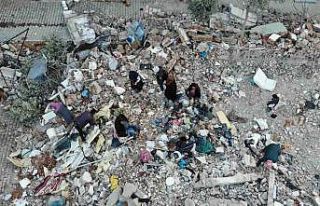 İç savaştan kaçtılar depreme yakalandılar