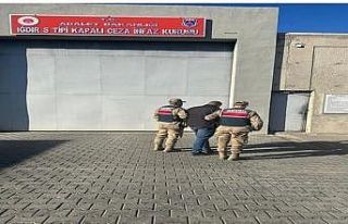 Iğdır’da 15 yıl hapis cezası bulunan firari...