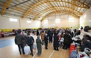 İnegöl depremzede ailelerin tüm ihtiyaçlarını...