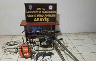 İnşaat malzemeleri hırsızlığı şüphelisi yakalandı