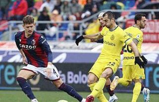 Inter deplasmanda Bologna’ya kaybetti
