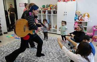 Isparta’da depremzede çocuklara anaokulu oluşturuldu