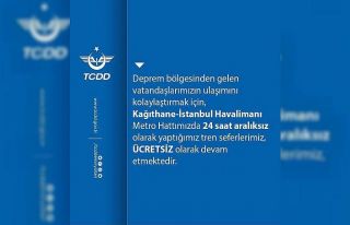 Kağıthane - İstanbul Havalimanı metro hattı depremzedeleri...