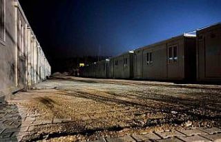 Kahramanmaraş Karacasu Konteyner Kent hizmete alınıyor