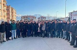 Kahramanmaraş’ta görev alan polisler Erzincan’a...